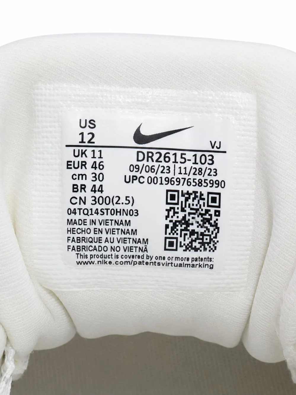 Nike ZoomX Invincible Run 3 White Photon Dust Men’s Size 12 - Picture 5 of 6